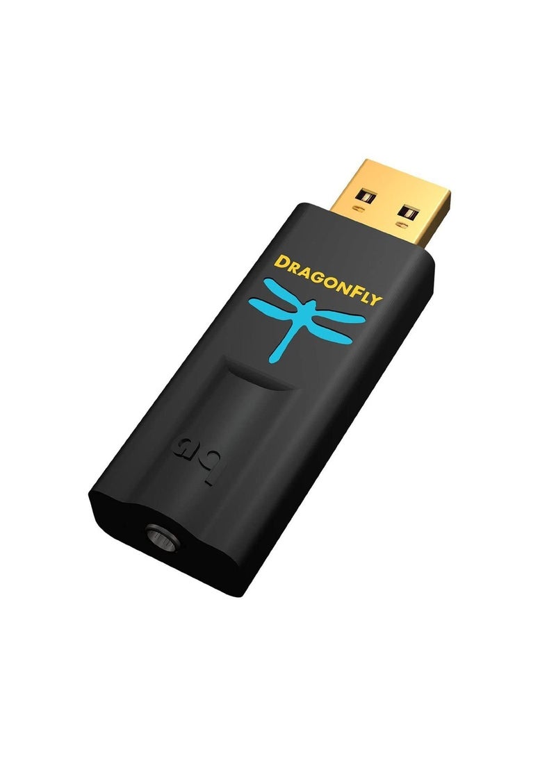 AudioQuest AudioQuest DragonFly Black v1.5 Plug-in USB DAC + Preamp + Headphone Amp  - Image 1