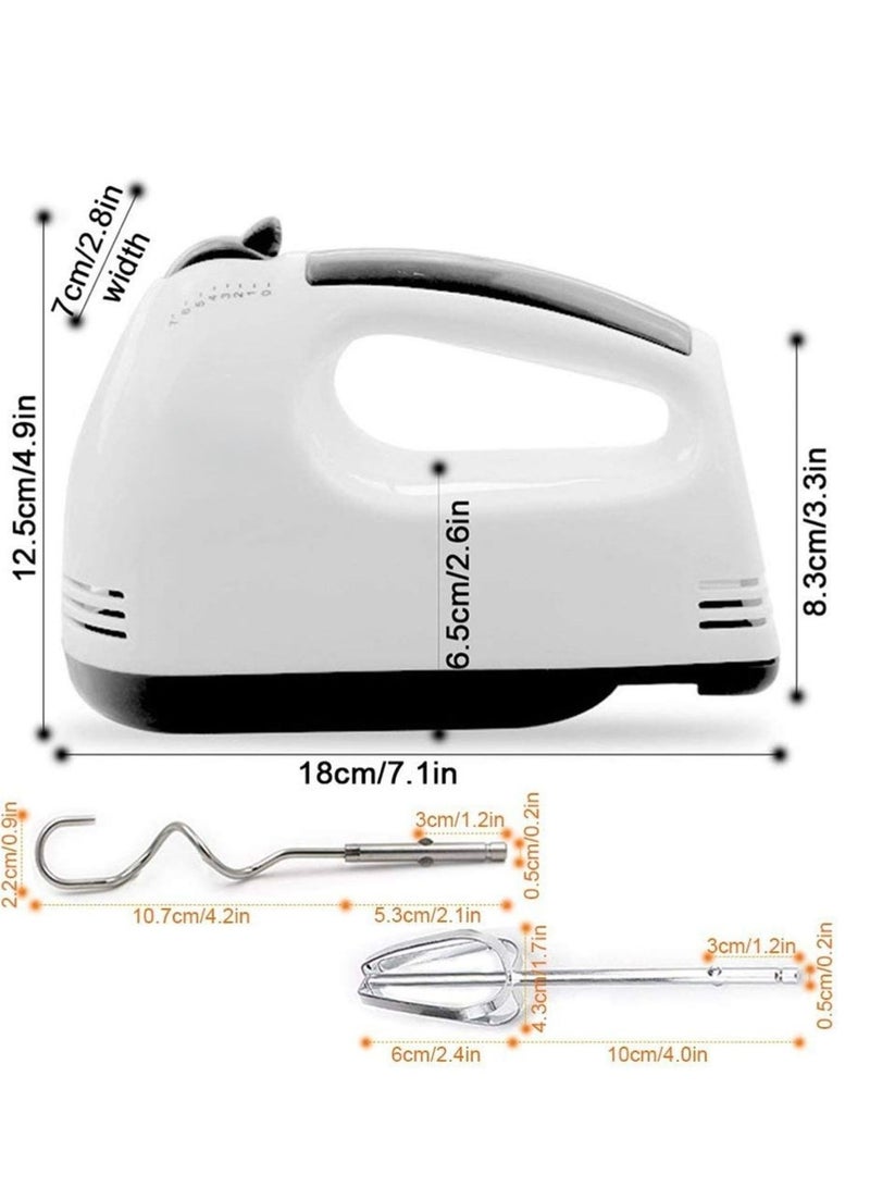 Electric Hand Mixer Mini High Power Stainless Steel Electric Egg Beater Dough Mixing Machine Egg Divider Tools  - Image 3