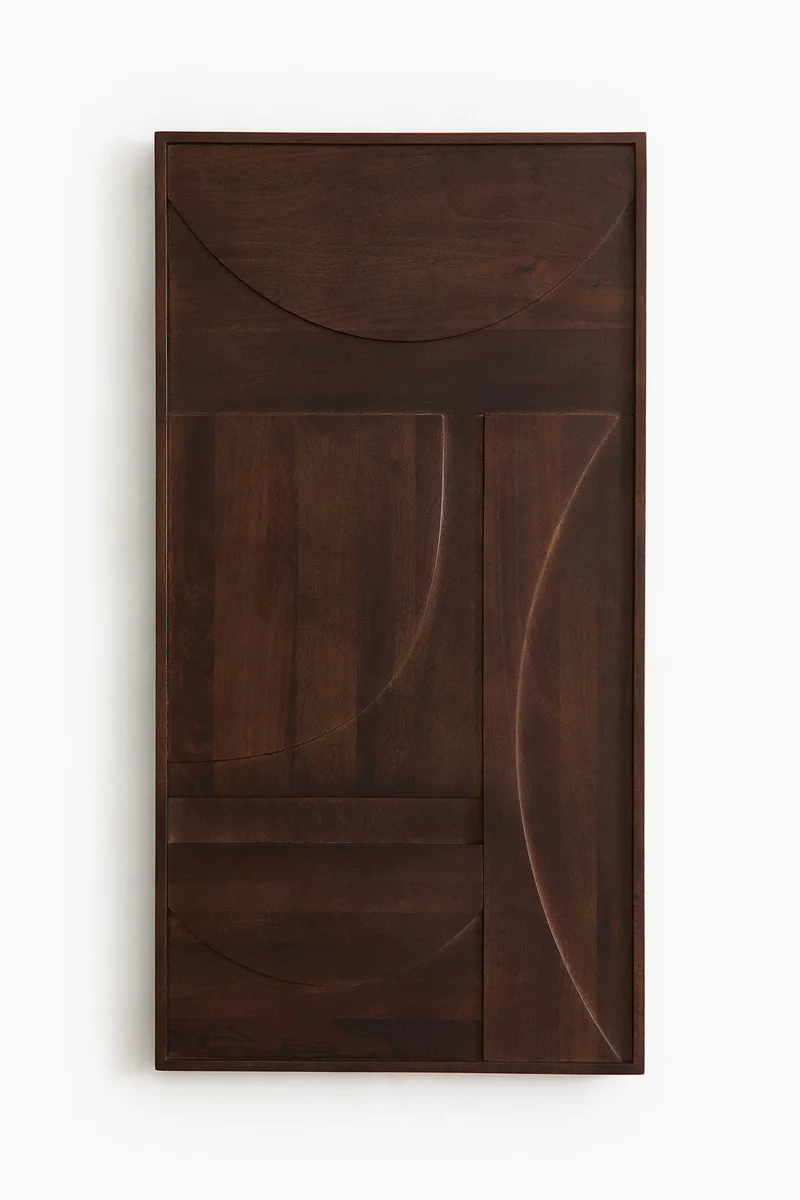 H&M Wooden graphic wall art