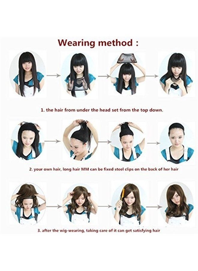 Royalfirst - Mens Short Straight Heat Resistant Synthetic Hair Wigs Natural Looking Wig - Image 1