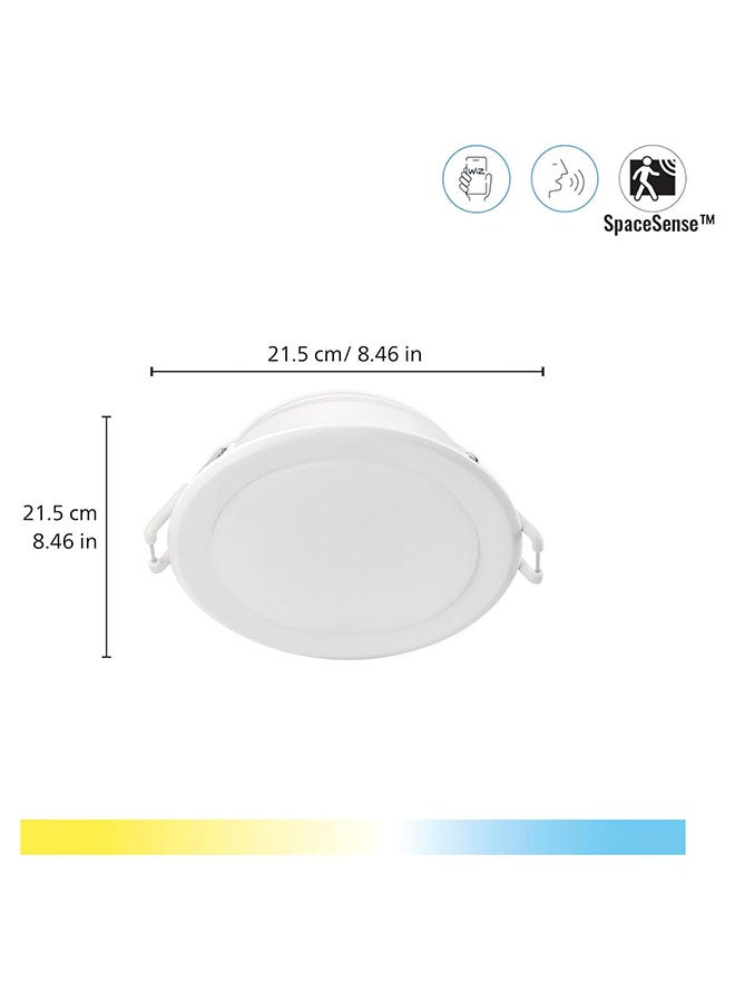 Wiz Smart Tunable White Recessed Downlight 8, 24W, 2700K-6500K, Dimmable, Wi-Fi And Bluetooth, App And Voice Control - Image 2