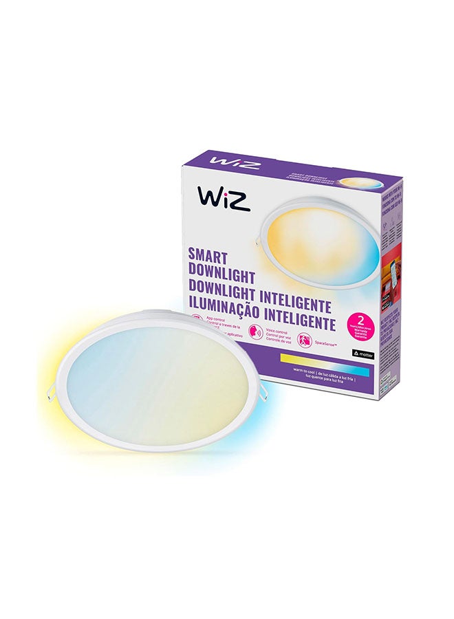 Wiz Smart Tunable White Recessed Downlight 8, 24W, 2700K-6500K, Dimmable, Wi-Fi And Bluetooth, App And Voice Control - Image 1