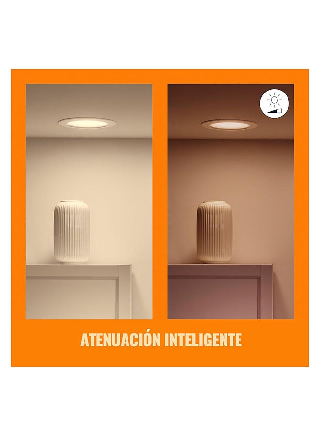 Wiz Smart Tunable White Recessed Downlight 8, 24W, 2700K-6500K, Dimmable, Wi-Fi And Bluetooth, App And Voice Control - Image 3