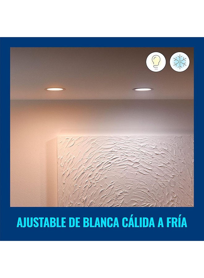 Wiz Smart Tunable White Recessed Downlight 8, 24W, 2700K-6500K, Dimmable, Wi-Fi And Bluetooth, App And Voice Control - Image 5