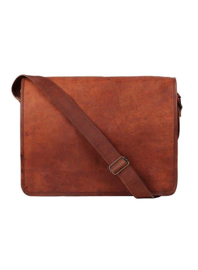 Rustic Town RUSTIC TOWN Leather Tablet iPad Messenger Bag - Shoulder Crossbody Satchel for Men and Women (11 inch)  - Image 1