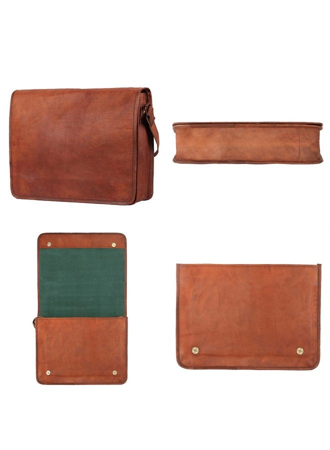 Rustic Town RUSTIC TOWN Leather Tablet iPad Messenger Bag - Shoulder Crossbody Satchel for Men and Women (11 inch)  - Image 5