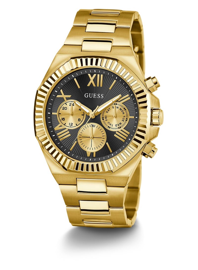 GUESS Mens Equity Gold Tone Multi-function Watch - GW0703G5 - Image 3