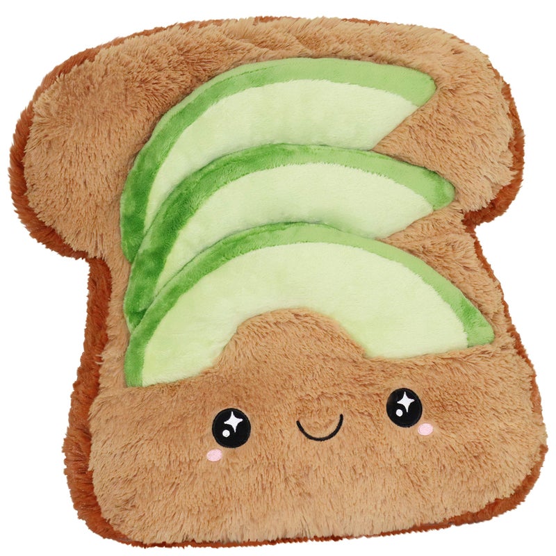Squishable Avocado Toast Comfort Food Collection 17 in Soft Toy Collectible Stuffed Animal - Image 2