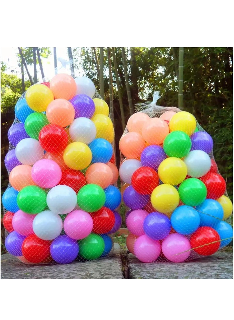 LIMOS 100-Piece Soft Ocean Pit Toy Balls Play Set Multicolored For Age Group 1+ Years  - Image 1