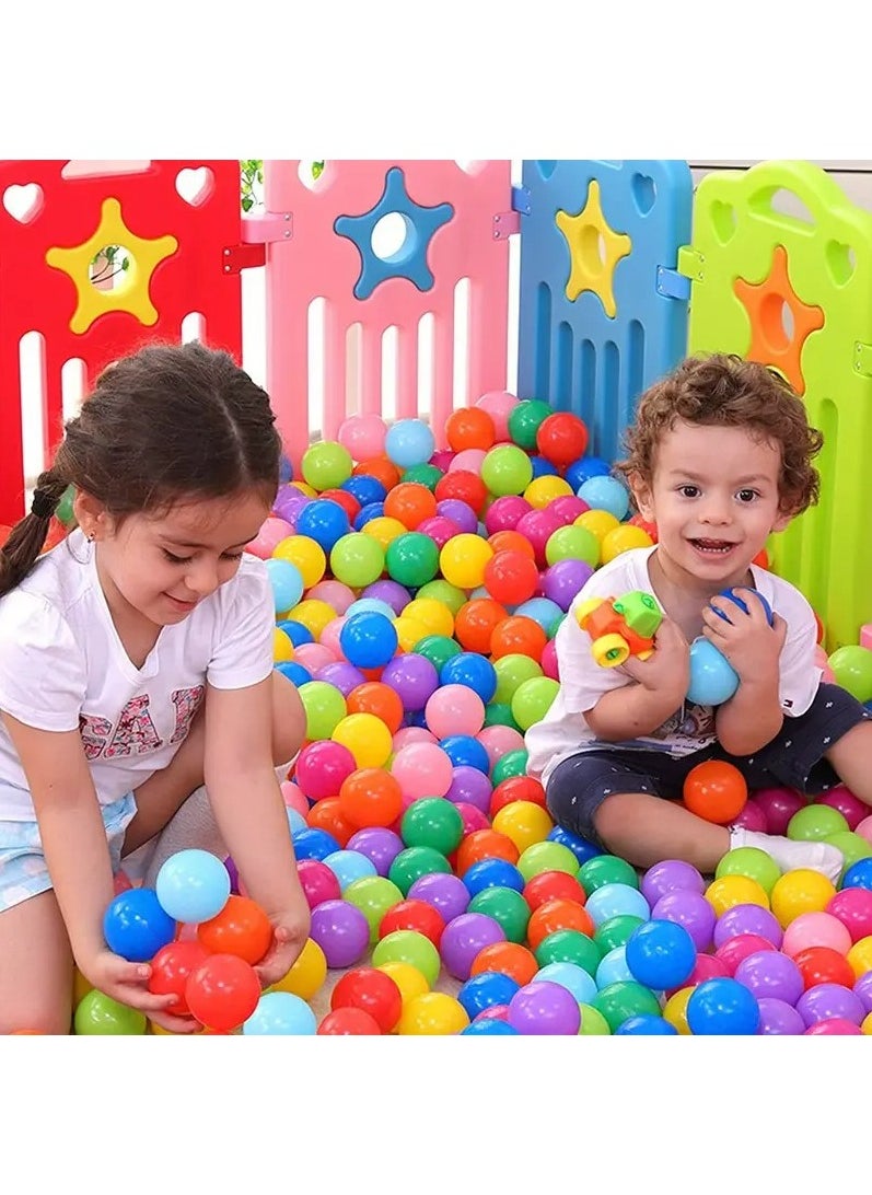 LIMOS 100-Piece Soft Ocean Pit Toy Balls Play Set Multicolored For Age Group 1+ Years  - Image 2