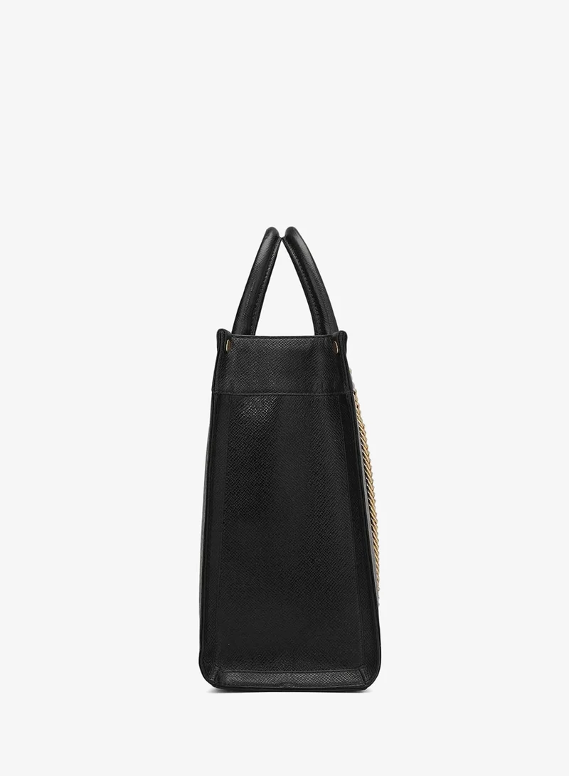 Da Milano  Genuine Leather Black Tote Bag for Women | Best Price UAE