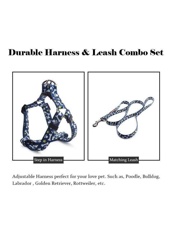 كيوكيو بيتس مجموعة أحزمة الكلاب QQPETS قابلة للتعديل ومتينة بدون سحب للكلاب من السلالات الصغيرة والمتوسطة والكبيرة مع مشبك خلفي مضاد للالتواء مثالي للمشي (XS (محيط الصدر من 12 إلى 18 بوصة)، عظم) - Image 4