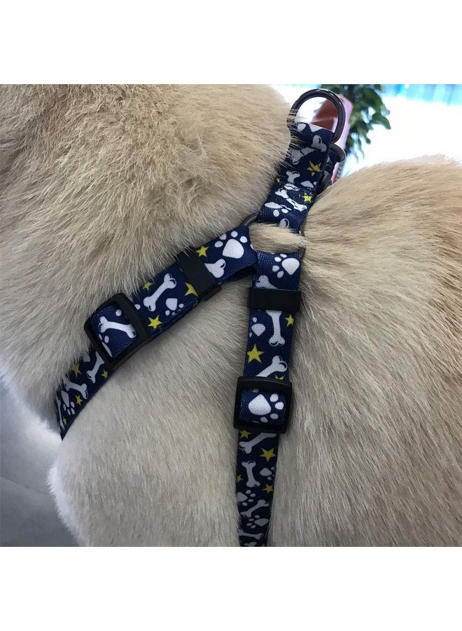 كيوكيو بيتس مجموعة أحزمة الكلاب QQPETS قابلة للتعديل ومتينة بدون سحب للكلاب من السلالات الصغيرة والمتوسطة والكبيرة مع مشبك خلفي مضاد للالتواء مثالي للمشي (XS (محيط الصدر من 12 إلى 18 بوصة)، عظم) - Image 5