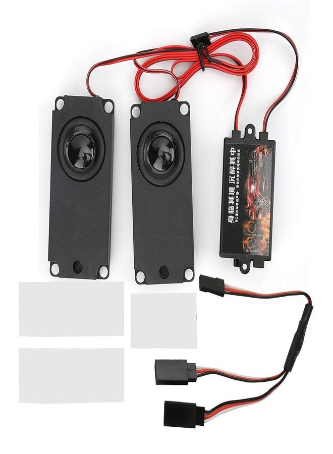 Naroote Rc Car Engine Sound Simulator, Volume Adjustable Car Driving Simulator Rc Engine Sound Unit Kit with Various Sound Effects for 94123 1/10 Scale RC Car Model - Image 2