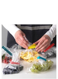 BEVARA Bag clips 26 pieces, assorted colors, assorted sizes, to keep food fresh and store snacks  - Image 3