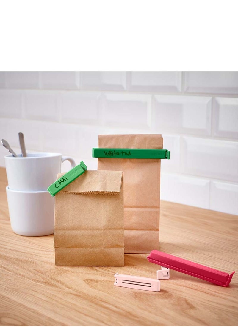 Bag clips 26 pieces, assorted colors, assorted sizes, to keep food fresh and store snacks