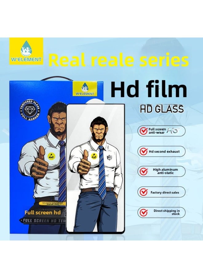 ماركة غير محددة فيلم غوريلا مقسى لهاتف Realme GT Neo3 مضاد للكهرباء الساكنة Real Me V11 مضاد لبصمات الأصابع - اللون: غوريلا [10 قطع] HD-الحجم: Realme C3/C3i  - Image 2