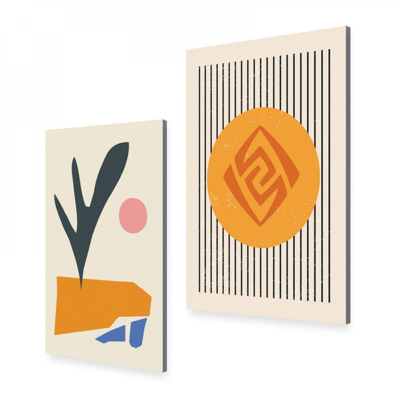 Marktna Modern double canvas painting - Image 2