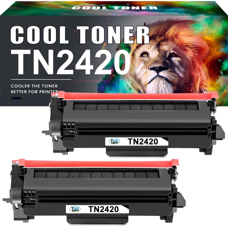 Cool Toner TN2420 TN-2420 Compatible Toner for Brother MFC L2710DW TN 2420 2410 TN2410 MFC-L2710DW HL-L2350DW MFC-L2710DN HL-L2310D DCP-L2530DW MFC-L2750DW DCP-L2550DW DCP-L2550DW 10D HL-L2375DW - Image 1