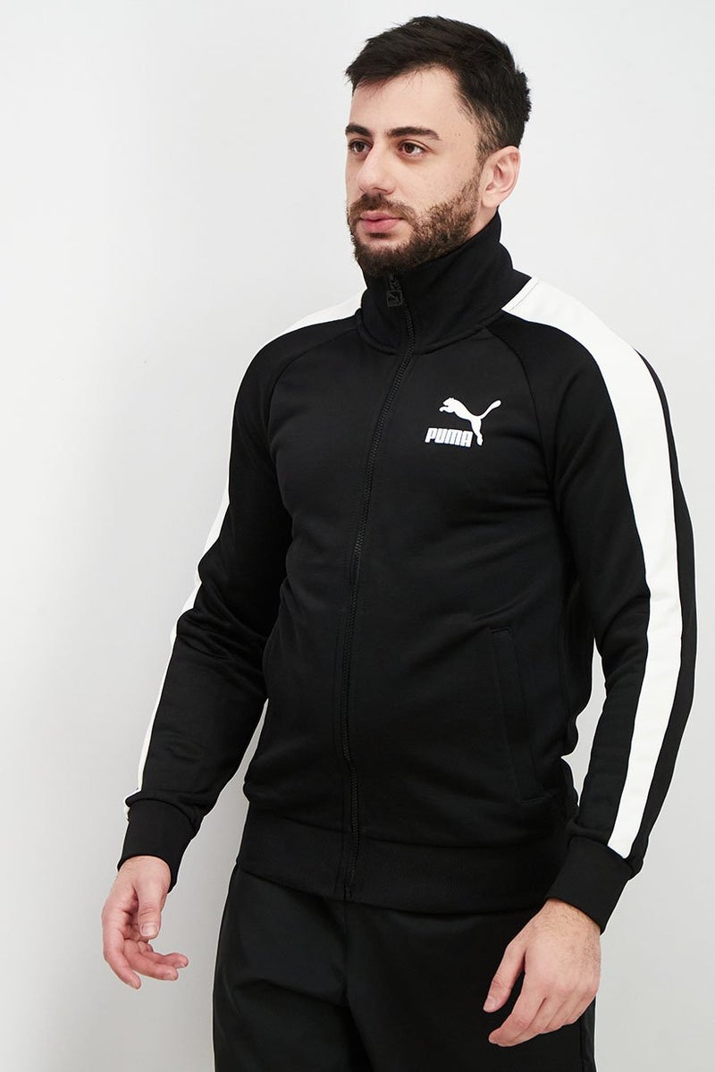PUMA Men Sportswear Fit Training Jacket, Black and White - Image 4