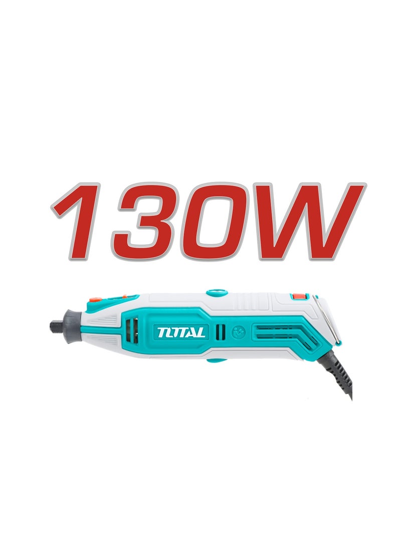 TOTAL مطحنة صغيرة TOTAL 130W مع 109 ملحقات - Image 5