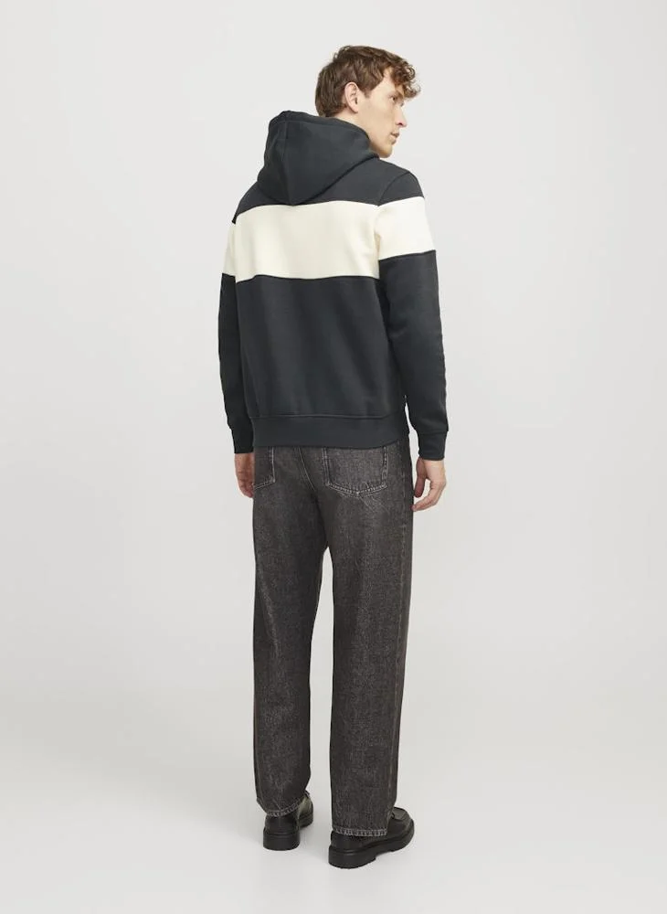 جاك اند جونز Jorvesterbro Block Drawstring Hoodie