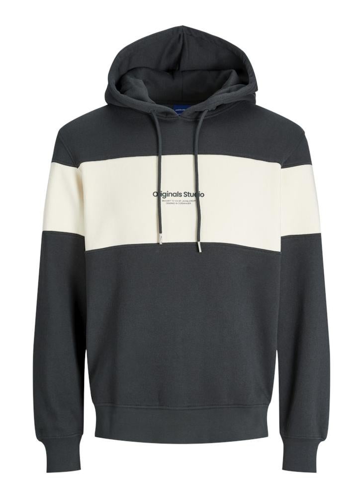 JACK & JONES - Jorvesterbro Block Drawstring Hoodie - Image 1