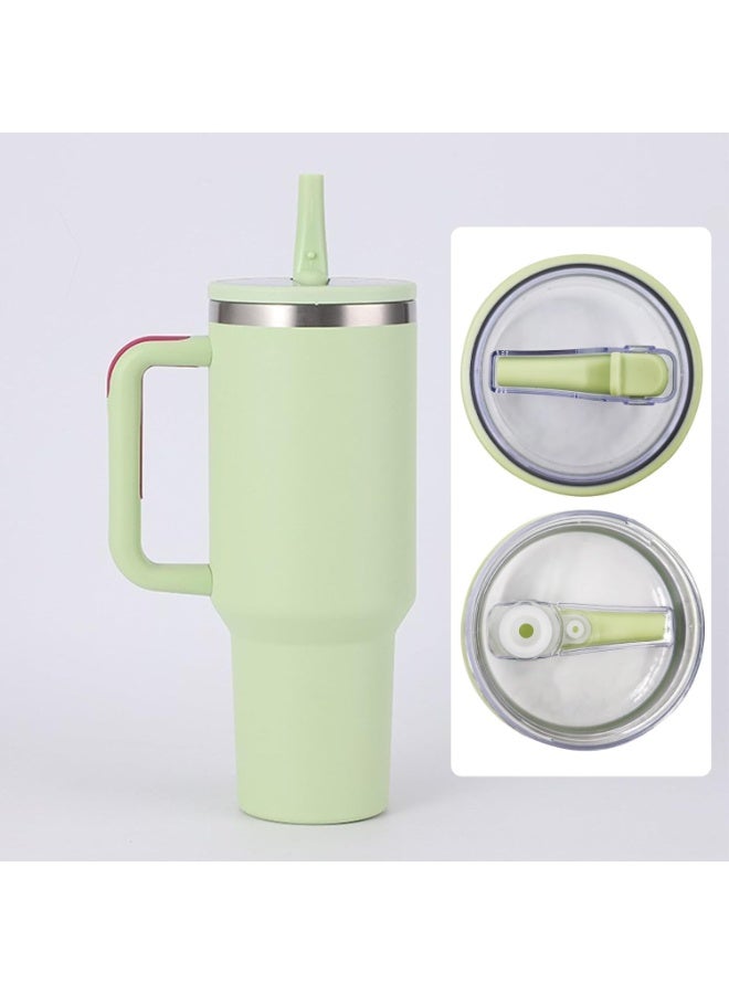 ميكسد عبوة من قطعتين من أغطية أكواب قابلة للطي سعة 40 أونصة، مناسبة لأكواب Quencher، أغطية أكواب مقاومة للانسكاب، غطاء أكواب قابل لإعادة الاستخدام - Image 4