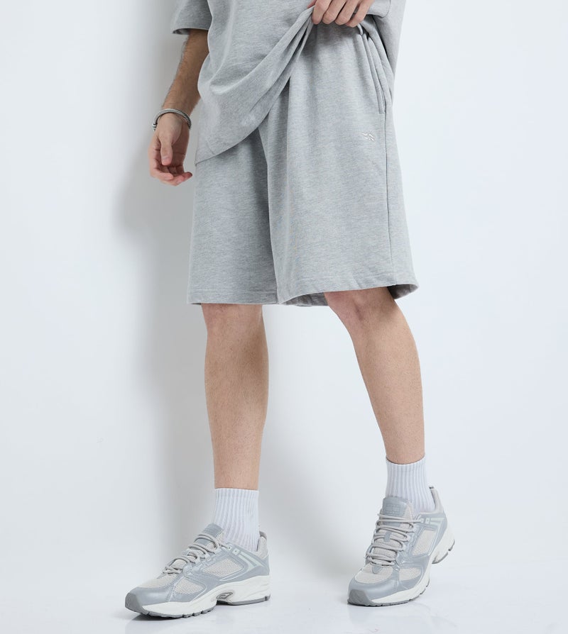 F5 Men's F5 Casual Knit Shorts - Grey - Image 3