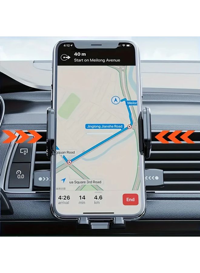 360 Degree Rotating Suction Cup Phone Holder Black Dashboard Car Mount Hands Free Driving - Image 4