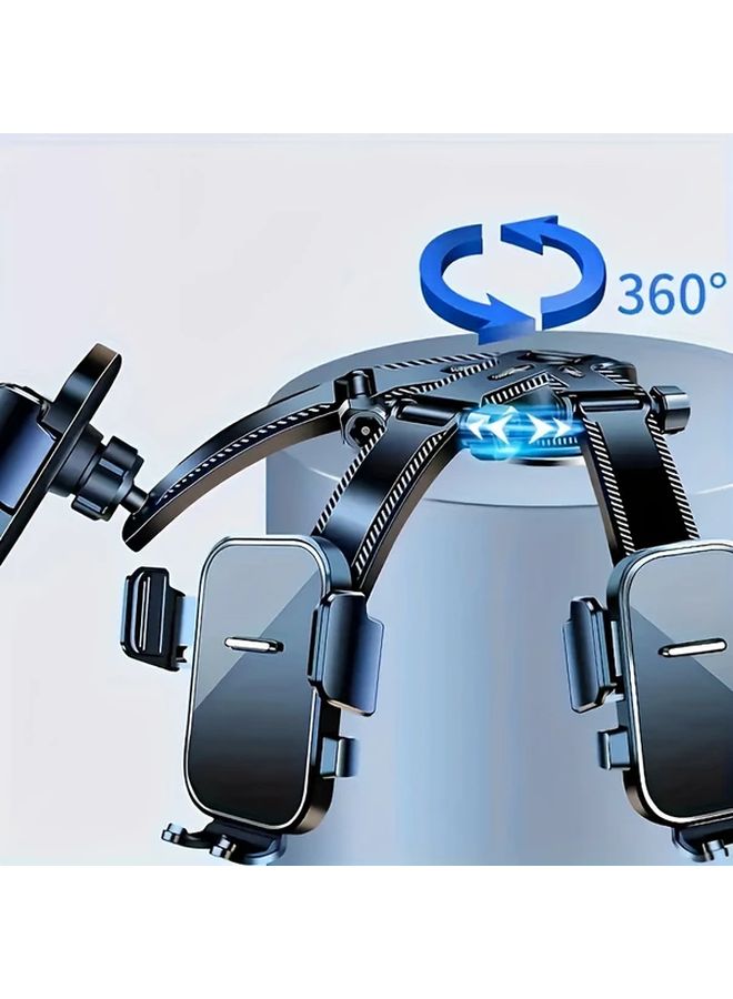 360 Degree Rotating Suction Cup Phone Holder Black Dashboard Car Mount Hands Free Driving - Image 3