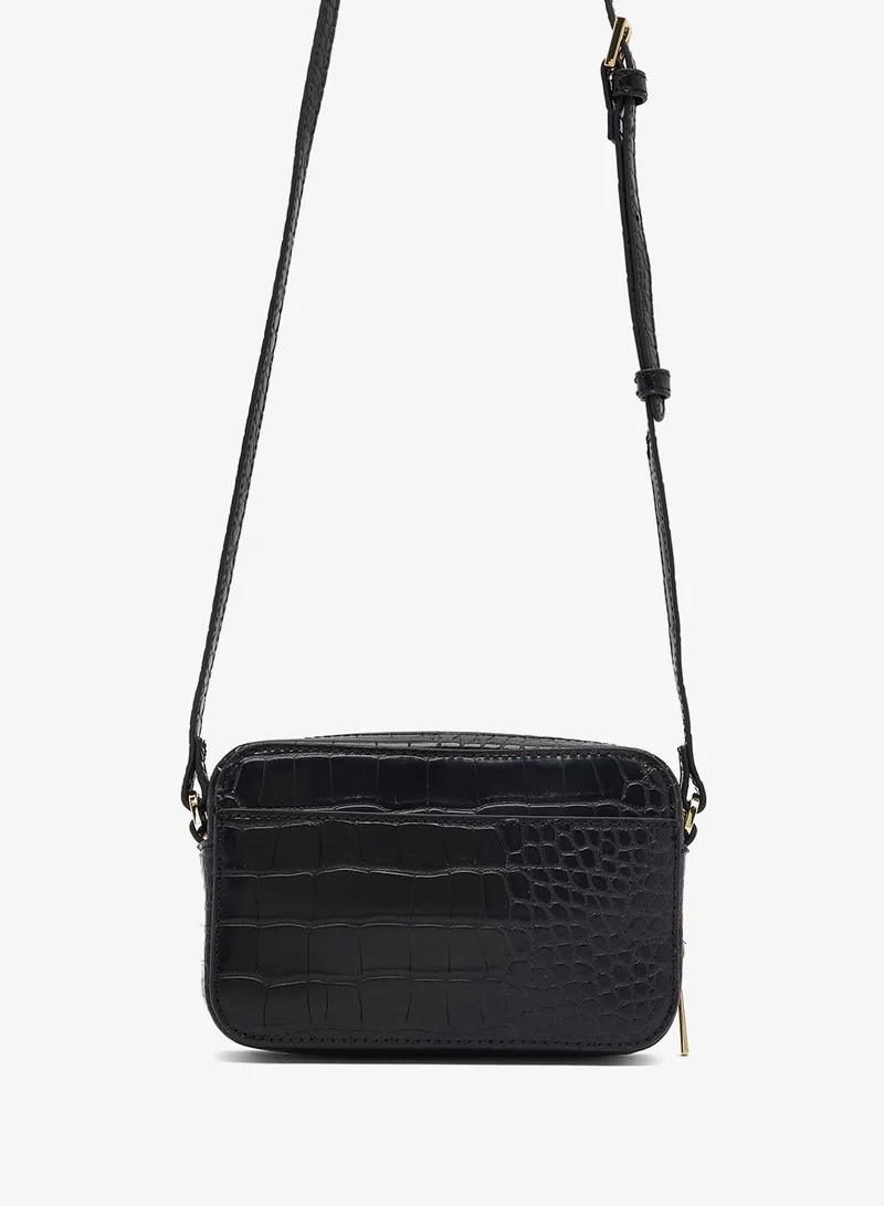 Ted Baker Stina Double Zip Croc Camera Bag