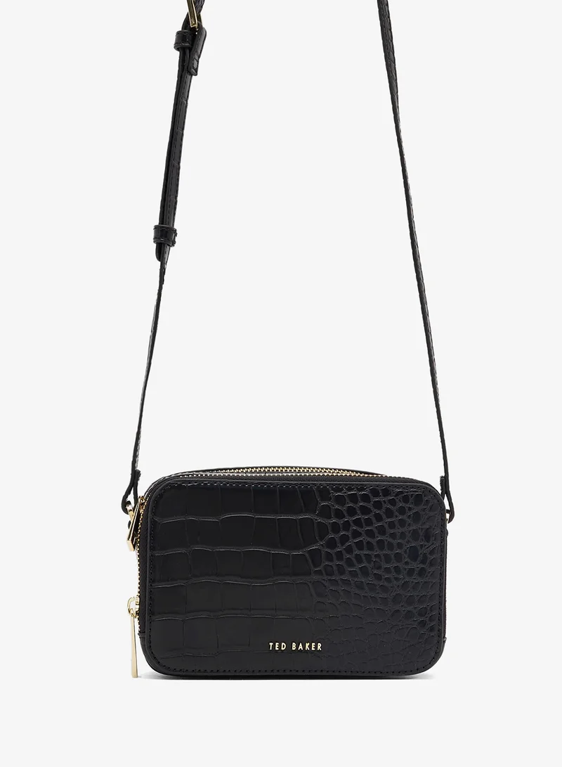 Ted Baker Stina Double Zip Croc Camera Bag