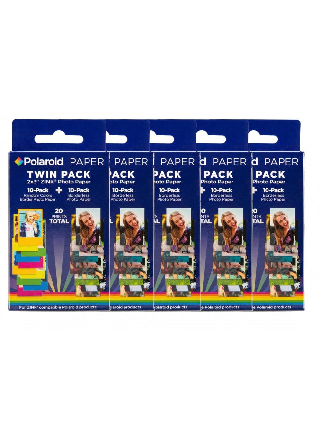 Zink - Polaroid 2x3 Premium Zink Photo Paper (50 Pack) Compatible with Polaroid Mint Camera, Snap/Snap Touch Instant Print Cameras & Polaroid Mint and Zip Photo Printers - Image 1