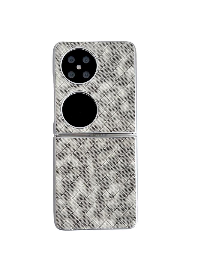 اس-توب جراب لهاتف Huawei Pocket 2 بنمط منسوج ملون مع تغطية كاملة - Image 1