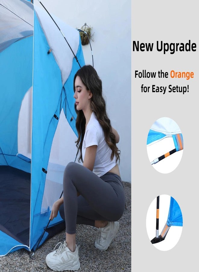 Etto Beach Tent, Waterproof Portable Sun Shelter with UPF 50+ UV Protection, Easy Setup Beach Canopy for Family Outdoor Adventures, Camping, and Picnics, with Carrying Bag - Image 3