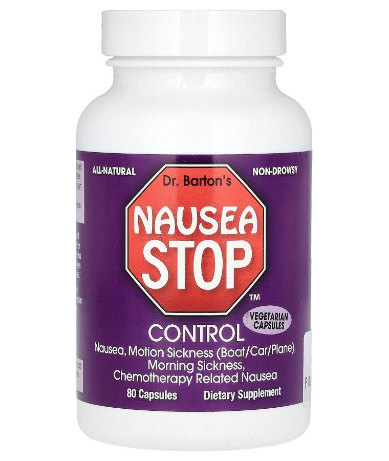 Dr. Barton's Nausea Stop Control 80 Capsules