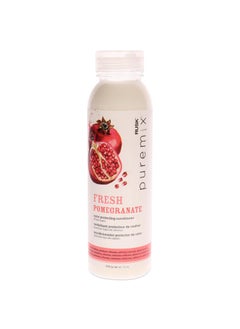 Rusk RUSK Puremix Fresh Pomegranate Color Protecting Conditioner for All Hair Types Prolong Color Radiancy and Shine Reduces Dryness and Breakage 12 oz 