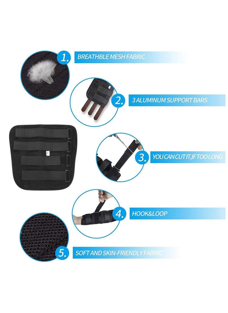 JOGAMS Adult Kid Elbow Brace Splint Cubital Tunnel Syndrome Adjustable Elbow Support Brace Fracture Immobilizer Protector Tennis Arm Stabilizer Night Sleep Elbow Arthritis Tendonitis Pain Relief Splint Wrap  - Image 2