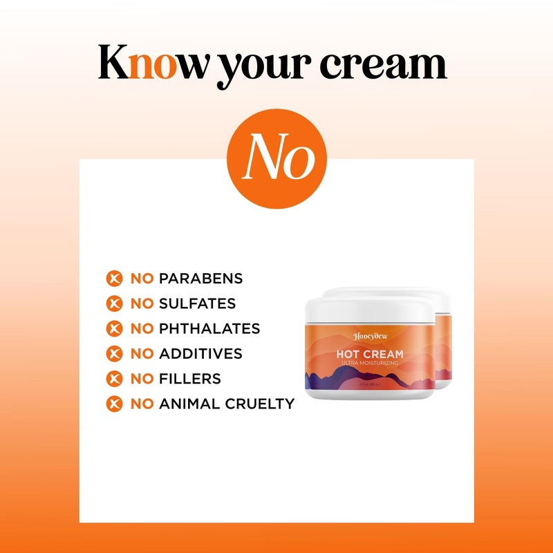 Maple Holistics Premium Hot Cream Sweat Enhancer - Firming Body Lotion for Women and Men and Body Sculpting Cellulite Workout Cream - Ultra Moisturizing Invigorating Body Firming Cream with Natural Oils - 2 Pack - Image 4