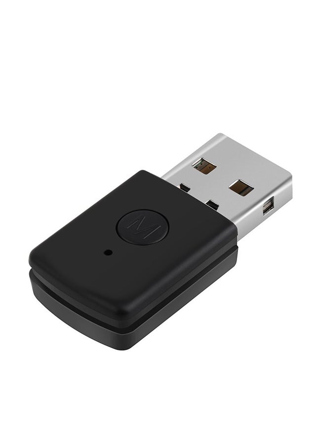 Loquat USB Dongle Wireless Headphone MIC Adapter For PS4 Black  - Image 1
