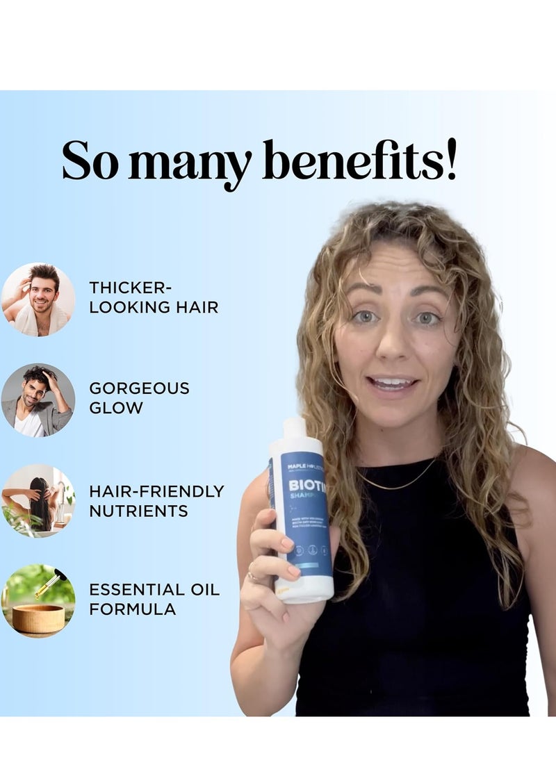 مايبل هوليستكس شامبو الروزماري والبيوتين للشعر الخفيف 8 أونصة سائلة - Image 3