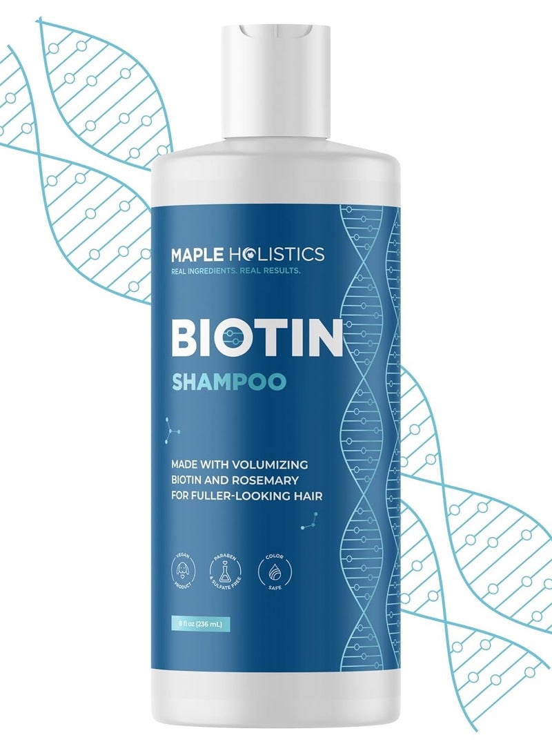 مايبل هوليستكس شامبو الروزماري والبيوتين للشعر الخفيف 8 أونصة سائلة - Image 1