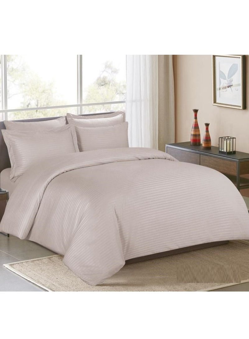 Hourse 4-Piece Striped  Hotel Comforter Set,Hotel-009B - Image 2