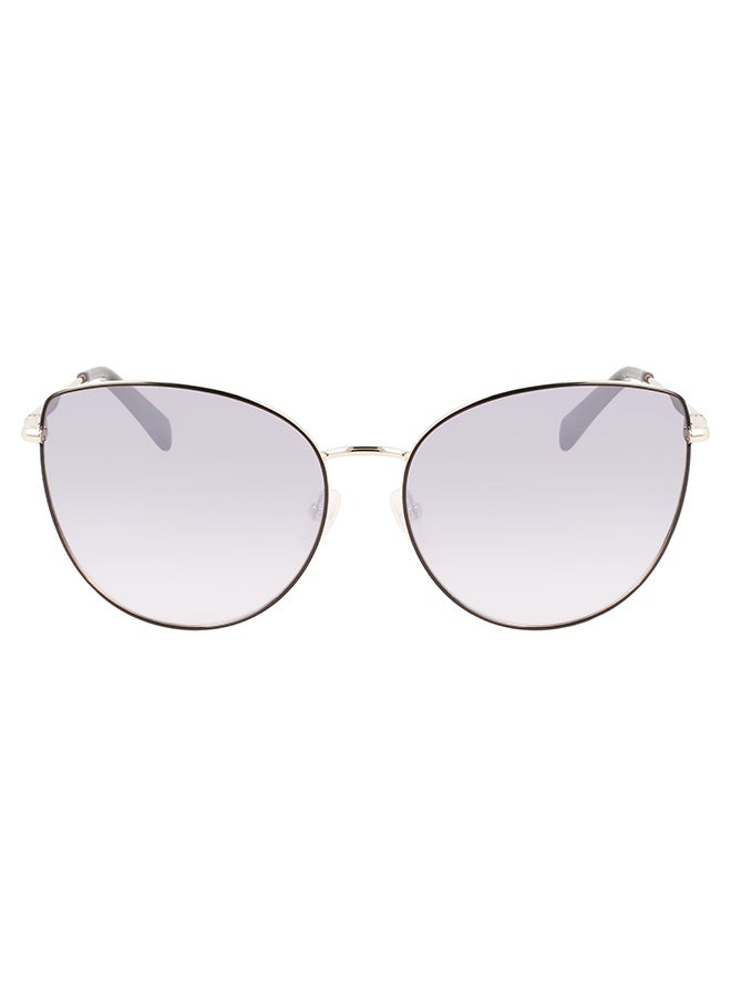 Longchamp نظارة شمسية بإطار عين القطة للحماية من الأشعة فوق البنفسجية للنساء - LO158S-728-6016 - مقاس العدسة: 60 ملم - Image 1