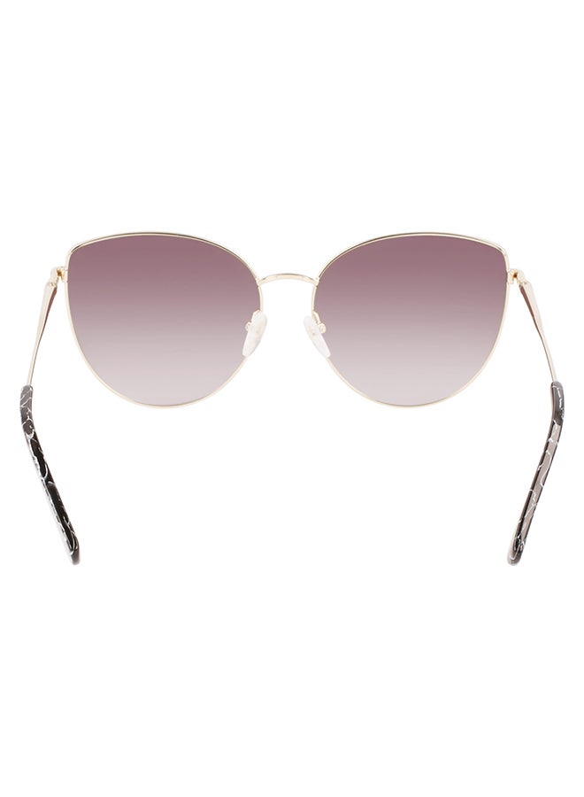 Longchamp نظارة شمسية بإطار عين القطة للحماية من الأشعة فوق البنفسجية للنساء - LO158S-728-6016 - مقاس العدسة: 60 ملم - Image 4