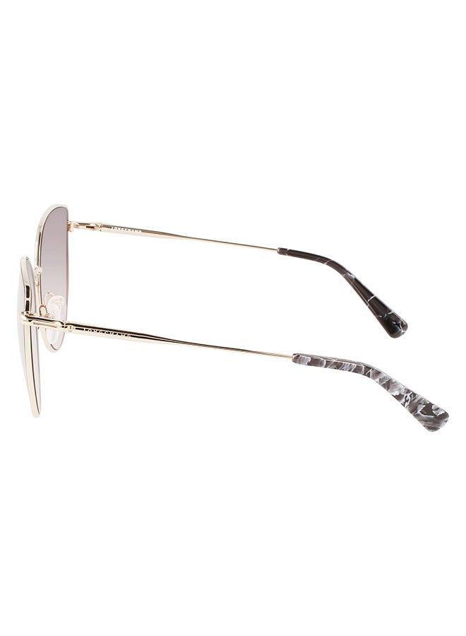 Longchamp نظارة شمسية بإطار عين القطة للحماية من الأشعة فوق البنفسجية للنساء - LO158S-728-6016 - مقاس العدسة: 60 ملم - Image 2