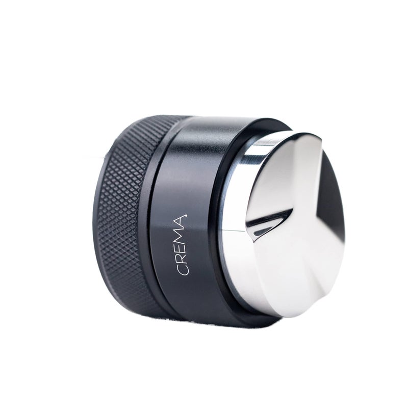 Crema Coffee Products  455mm Coffee DistributorLeveler  Hand Tamper  V2  Compatible with Flair Pro and Pro 2  Double Sided Adjustable Depth  Beautiful Espresso Hand Tampers 455mm Black