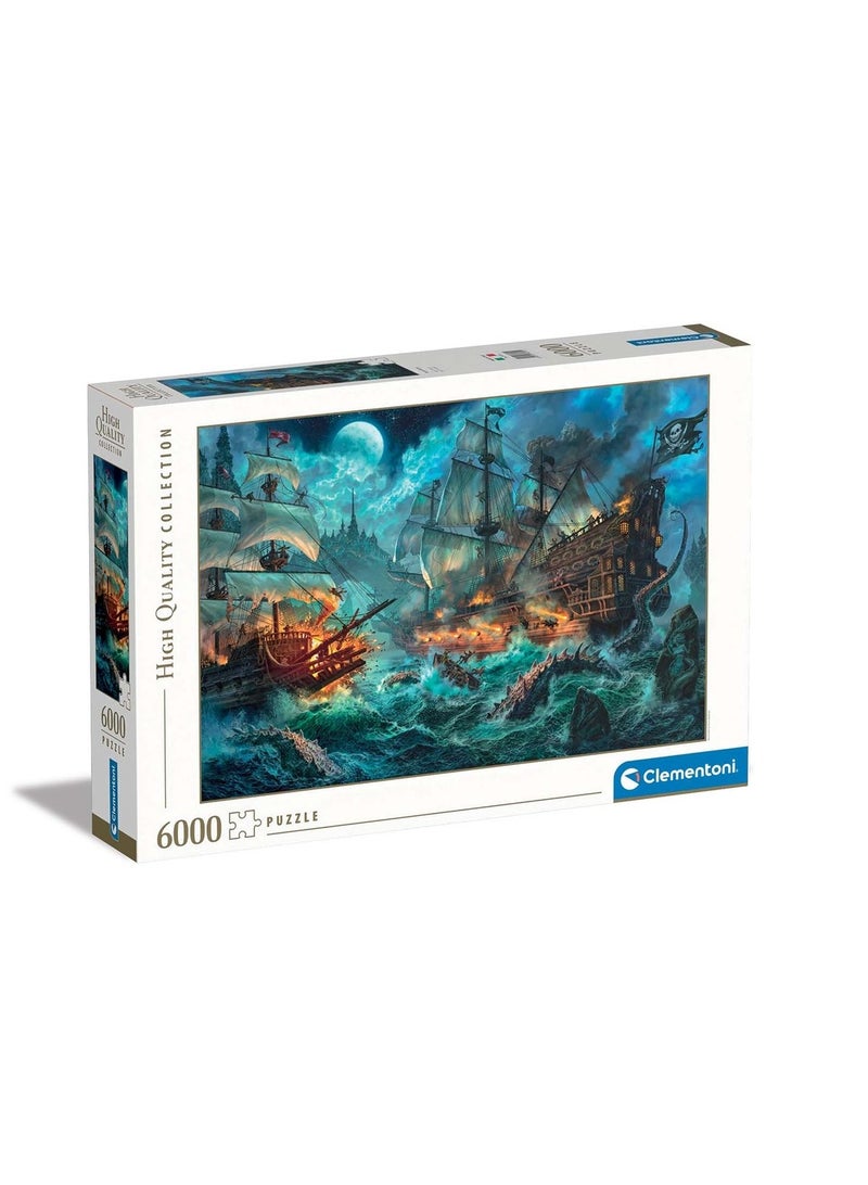 كليمينتوني بازل لغز صراع القراصنة 6000 قطعه  -  36530 - Image 1