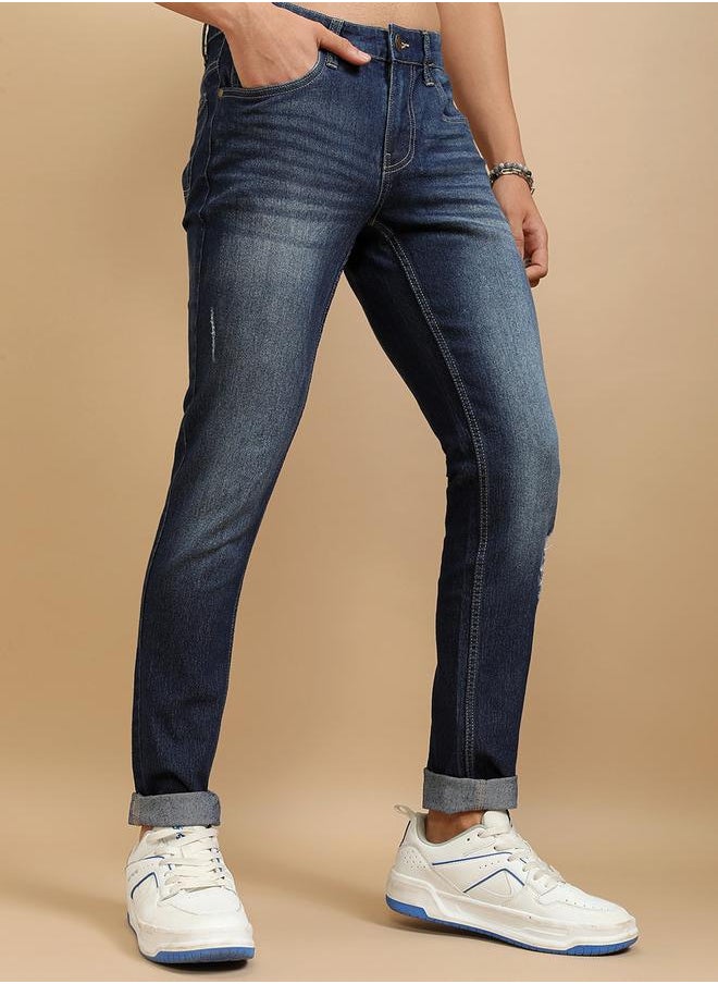 Mid Rise Slim Fit Faded Jeans with Distress Detail - pzsku/Z13E608180AC3161B92DCZ/45/_/1739732060/344b6d0c-52e5-45ee-8d81-8f1e2f3f2272